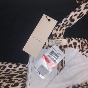 BEC + BRIDGE CHEETAH MINI DRESS